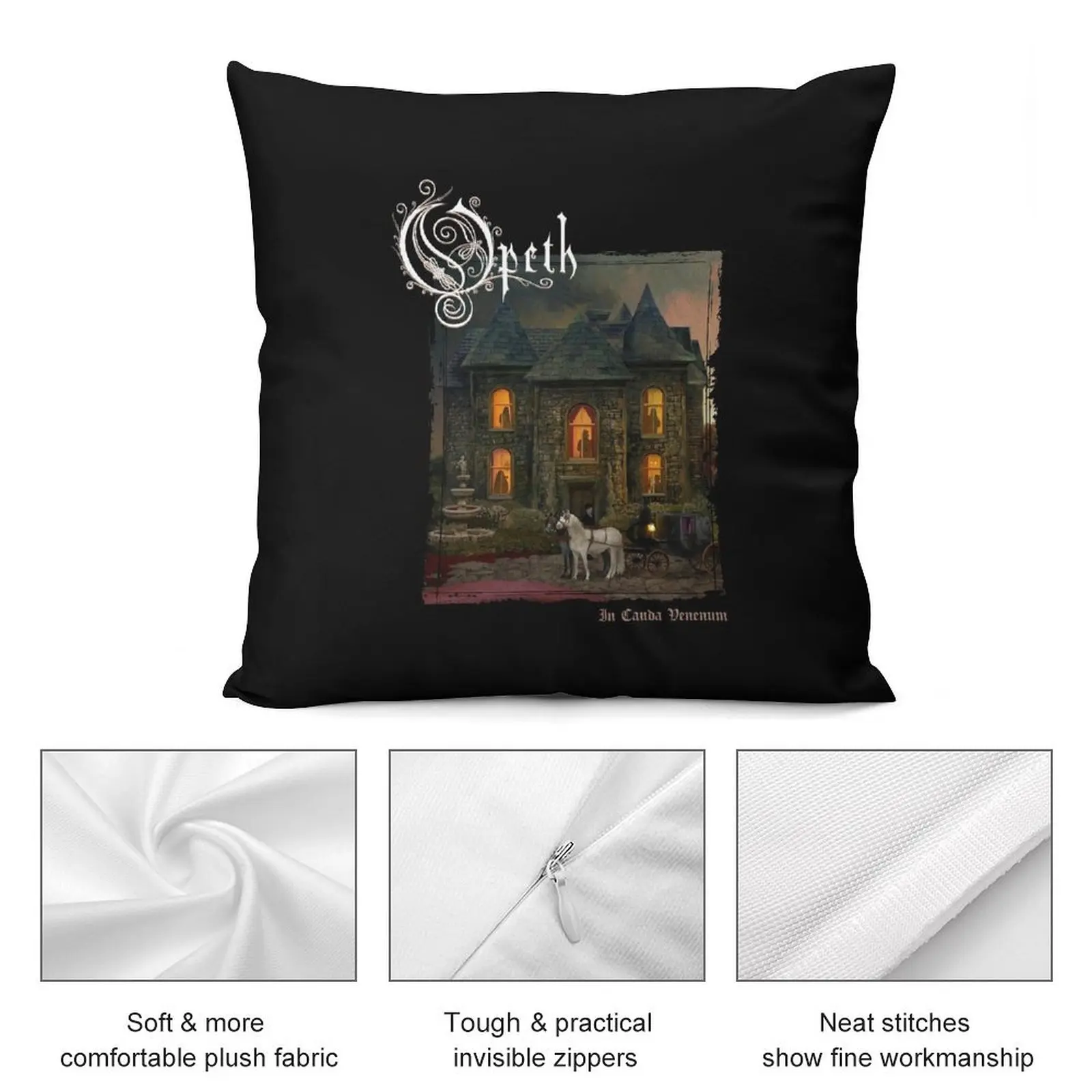 IN CAUDA VENENUM (2) Декоративная Подушка Рождественские украшения 2025 мраморная подушка