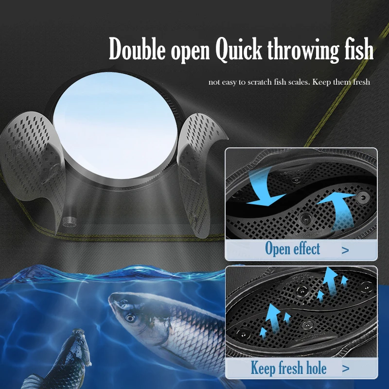 Портативная сумка для рыбалки складное ведро коробка живой рыбы контейнер воды