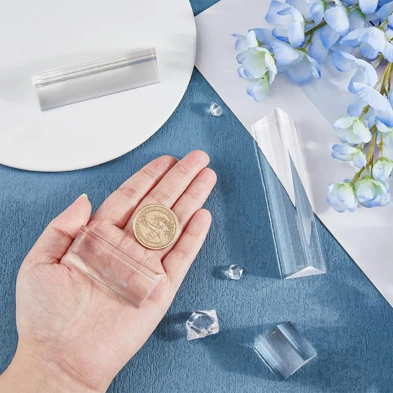 Лабораторный Класс 4 Размера Равносторонние Акриловые Призмы Треугольная