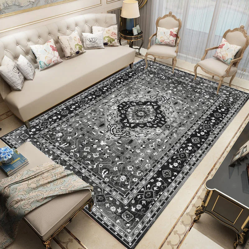 

Ethnic Bohemian Living Room Carpet Large Area Home Decor Bedroom Bedside Vintage Turkish Carpets Hotel Lounge Rug Corridor Rugs