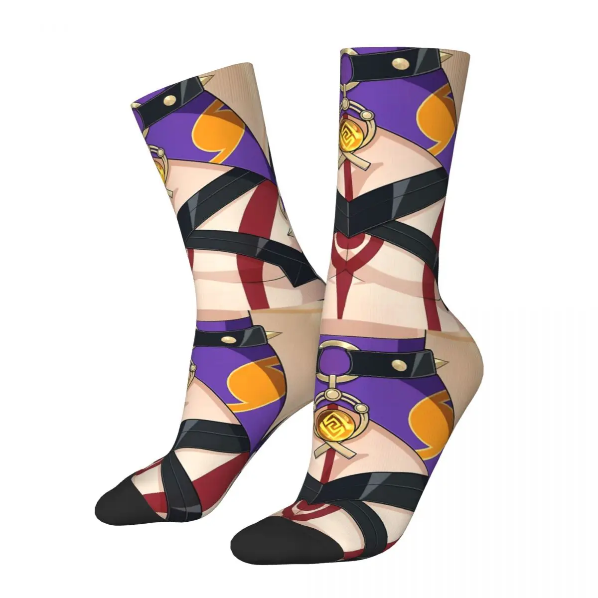 

Hip Hop Retro Itto Tiddies Genshin Impact Crazy Men's Socks Unisex Meme Harajuku Seamless Printed Funny Happy Crew Sock Gift