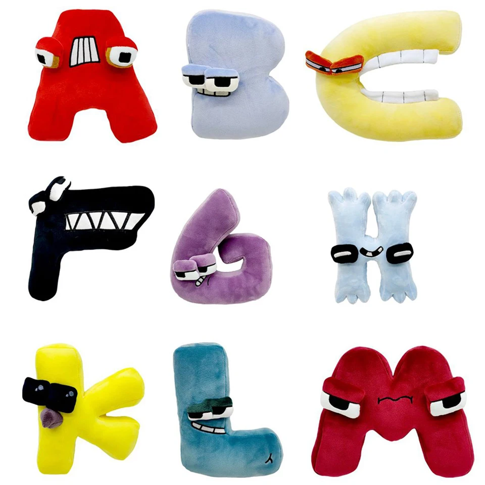 

Alphabet Lore But Are Plush Toy Stuffed Animal Plushie Doll Toys Gift For Kids Children Christmas Gift Montessori Toy