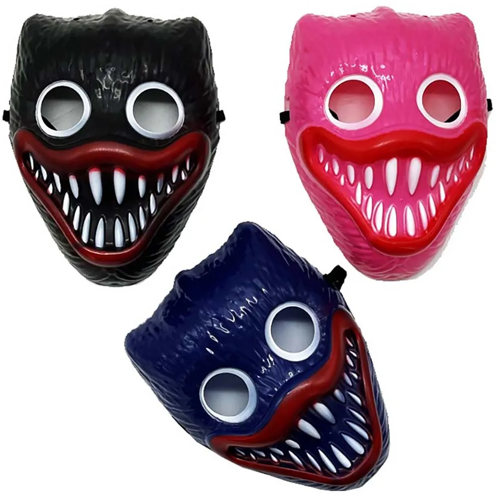 

Halloween Anime Poppy Playtime Huggy Wuggy Cosplay Face Mask Character Huggy Wuggy Cotton Party Funny Masks Scary Toy