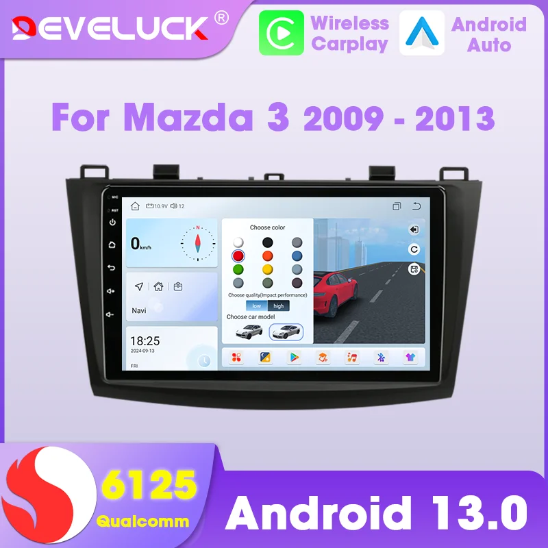 Автомобильный радиоприемник интеллектуальная система для Mazda 3 2009 2010 2011 2012 2013