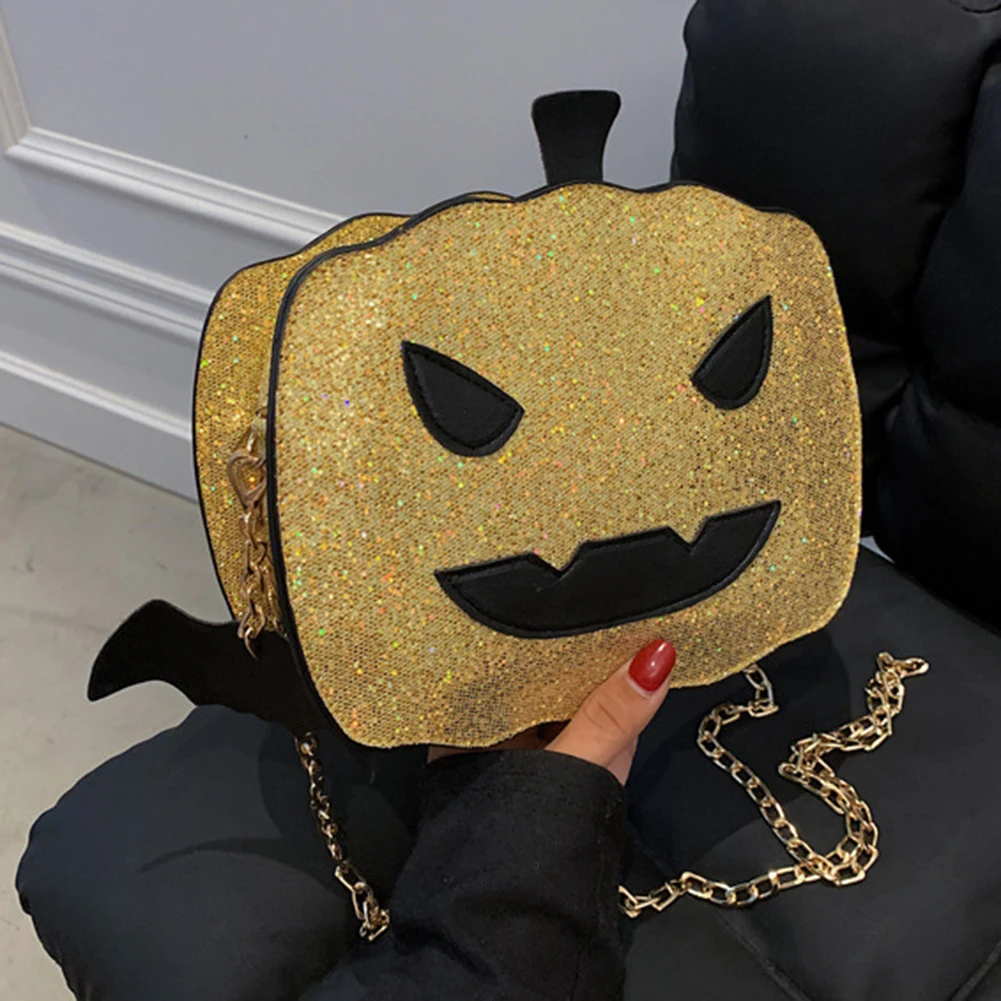 

Женская сумка-Кроссбоди из ПУ кожи, с цепочкой и блестками