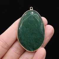 natural stone pendants reiki heal gold plated crystal pendant for jewelry making diy women fashion necklace accessories