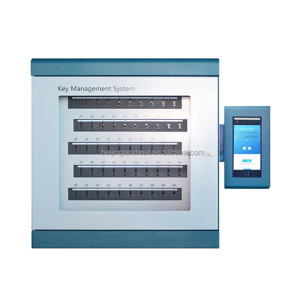 Электронный шкаф для ключей Landwell i-keybox размер M управление до 50 автономный или