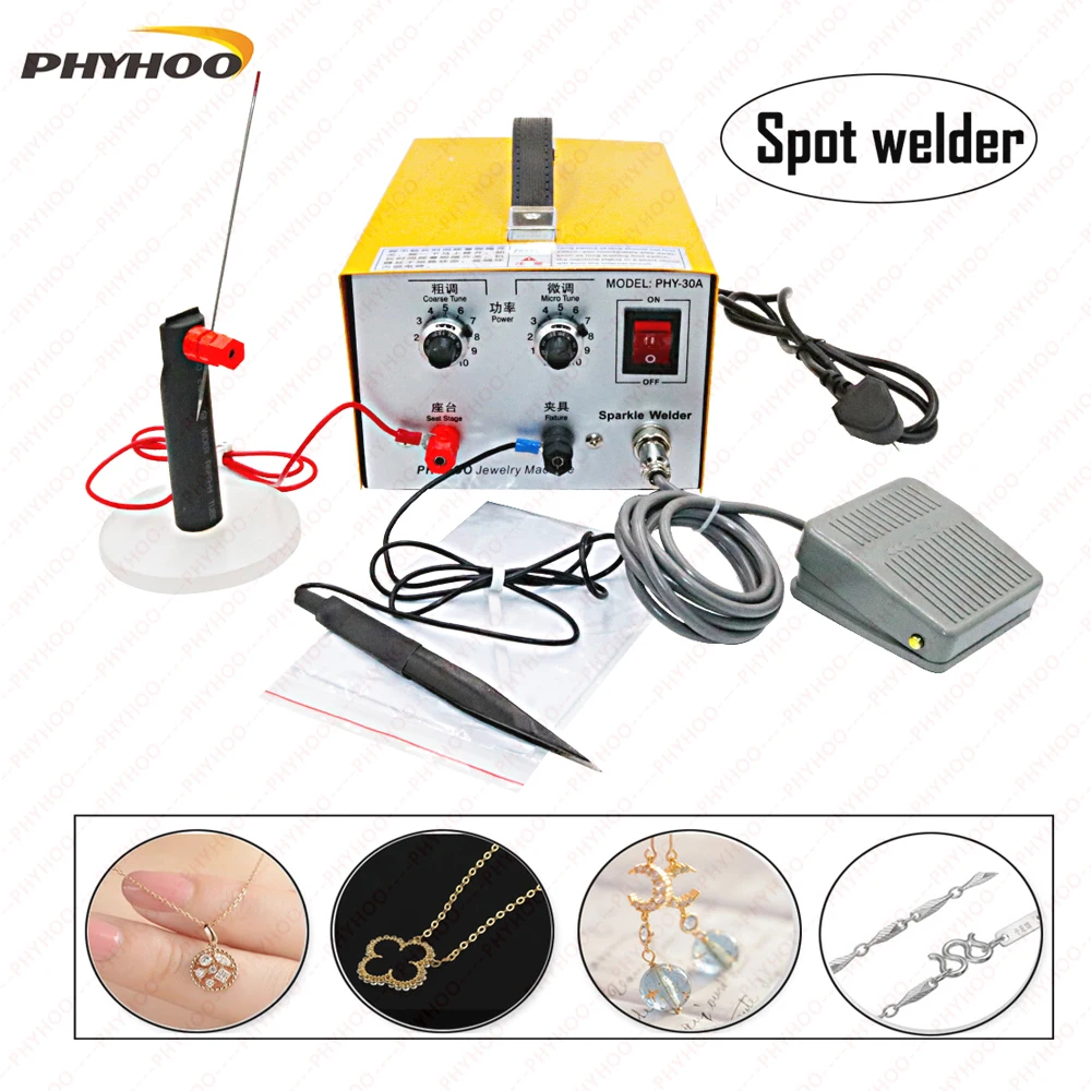 Jewelry spot welding Pulse spot welder Necklace circle welding equipment jewelry making tools