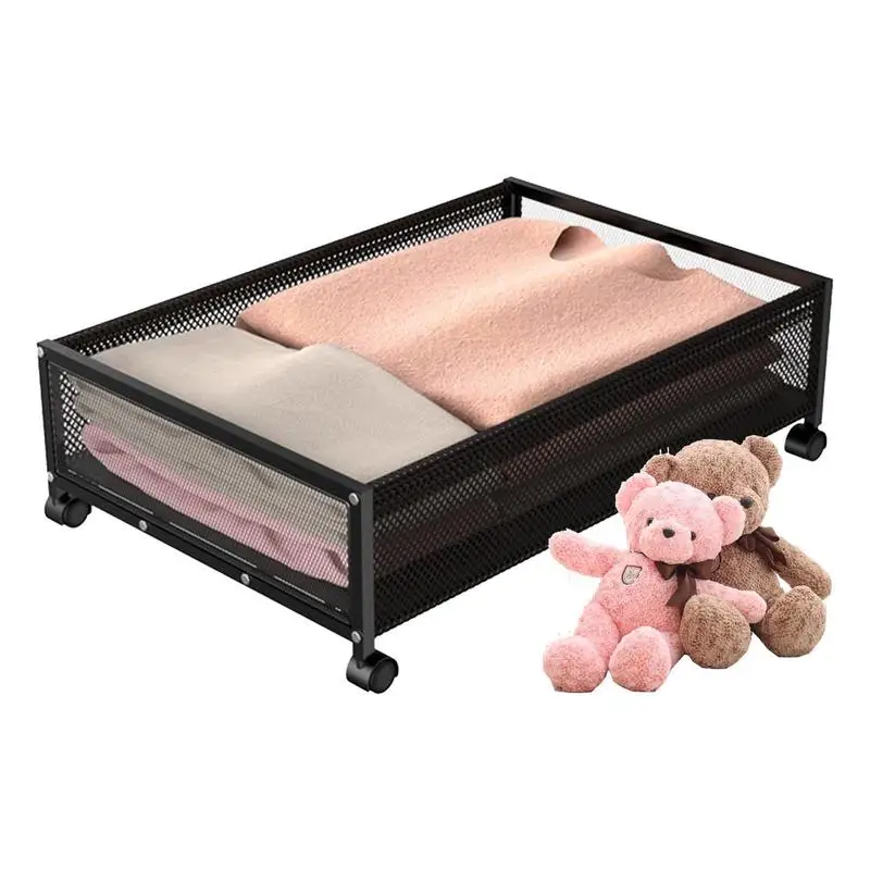 

Under Bed Storage With Wheels Shoe Storage Organizer Drawers Multifunctional Clothes Toy Book Removable Bags Blankets Containers
