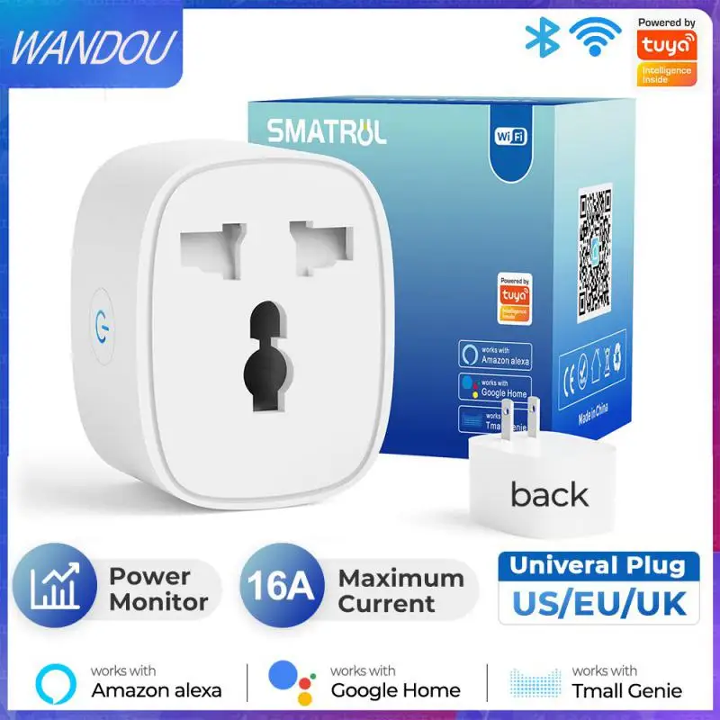 

Mobile Phone Voice Timing Multifunctional Socket 100-240v Anglo-american European Gauge Wifi Smart Plug Converter Remote Control