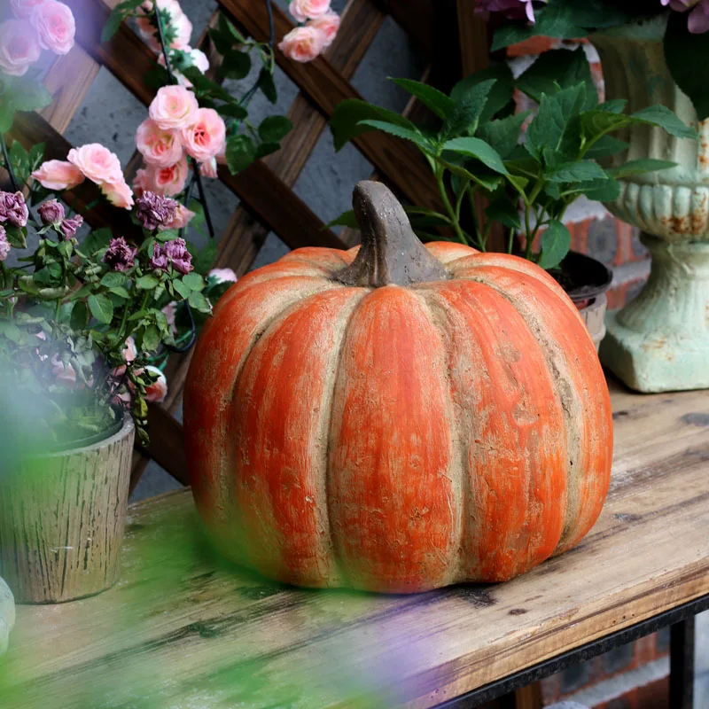 

Simulation Pumpkin Ornaments Farm Garden Pumpkin Decoration Halloween Decoration Autumn Decoration