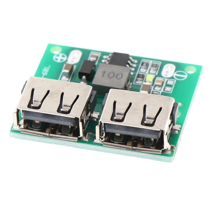 

1 шт., понижающий модуль источника питания постоянного тока, 9 В, 12 В, 24 В до 5 В, 3 А, двойной USB