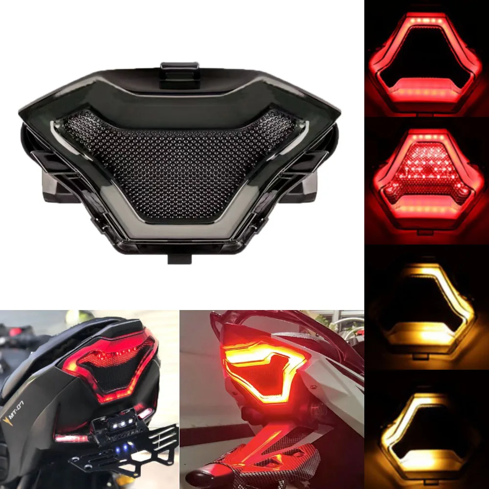 

Светодиодный задний фонарь для мотоцикла, задний стоп-сигнал для мотоцикла, Световой индикатор для Yamaha MT03 MT25 2014-2020 R3 R25 2013-2020 MT07 2013-2017