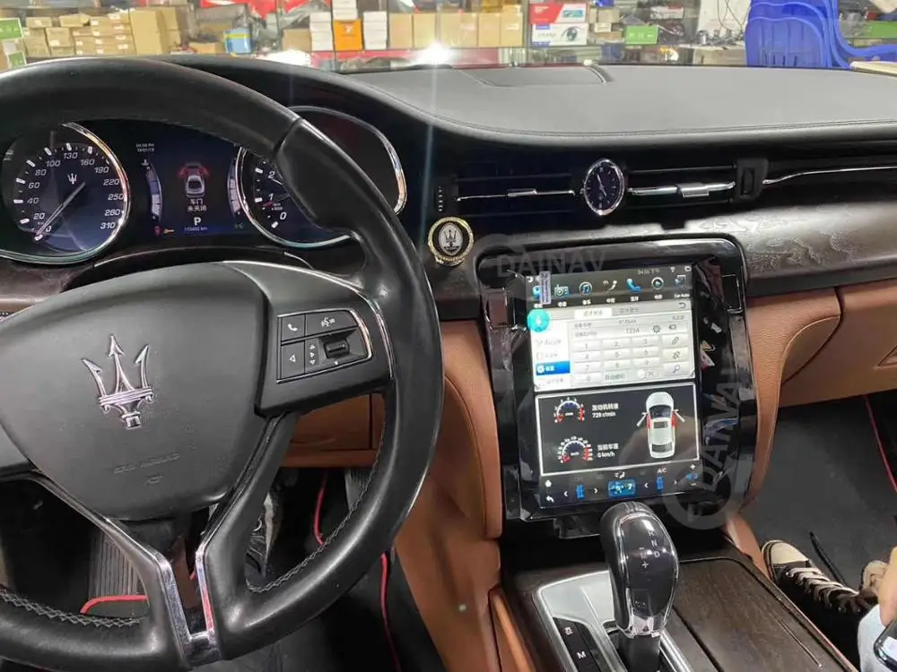 Автомагнитола Android мультимедийный плеер для Maserati Quattroporte 2013-2020 автомобильный
