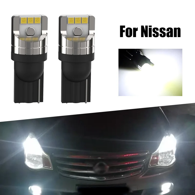 

2pcs LED Clearance Light Parking Lamp Bulb W5W T10 For Nissan GT-R Juke Leaf Maxima Micra NV200 Pulsar Qashqai Note Tiida Murano