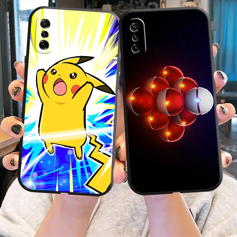 

Japan Anime Pokémon Phone Case For Xiaomi Note 10 Pro Lite 10S 10 Pro Lite 11 Pro Lite Ultra Unisex Black Shell Luxury Ultra