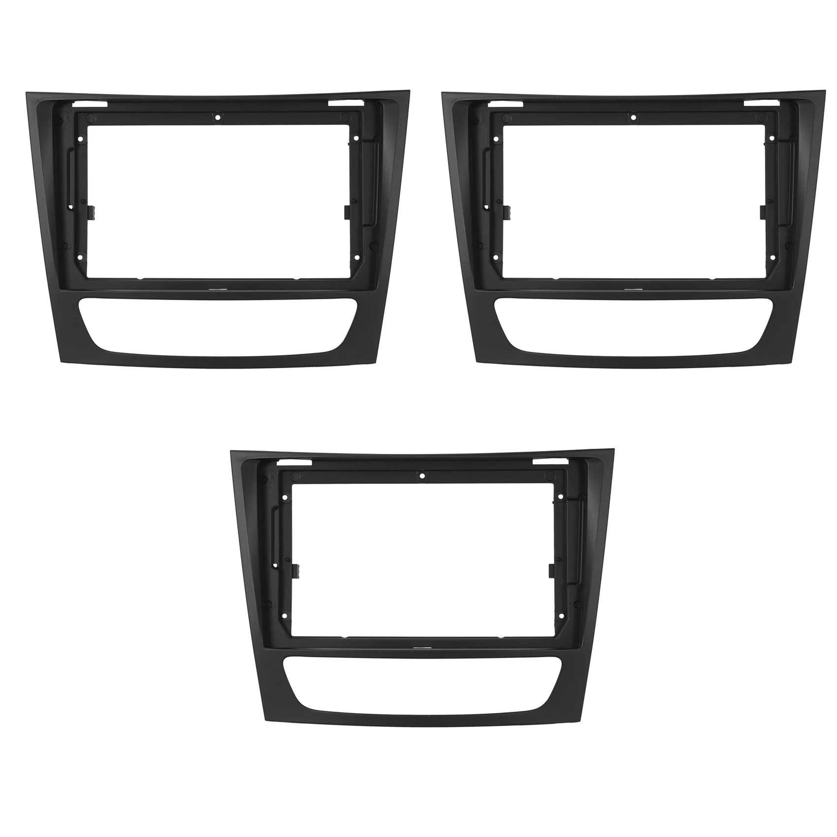 

3X 1/2Din Car CD DVD Frame Audio Fitting Adaptor Dash Trim Kits Facia Panel 9 INCH for BENZ E-Class W211 1999-2007