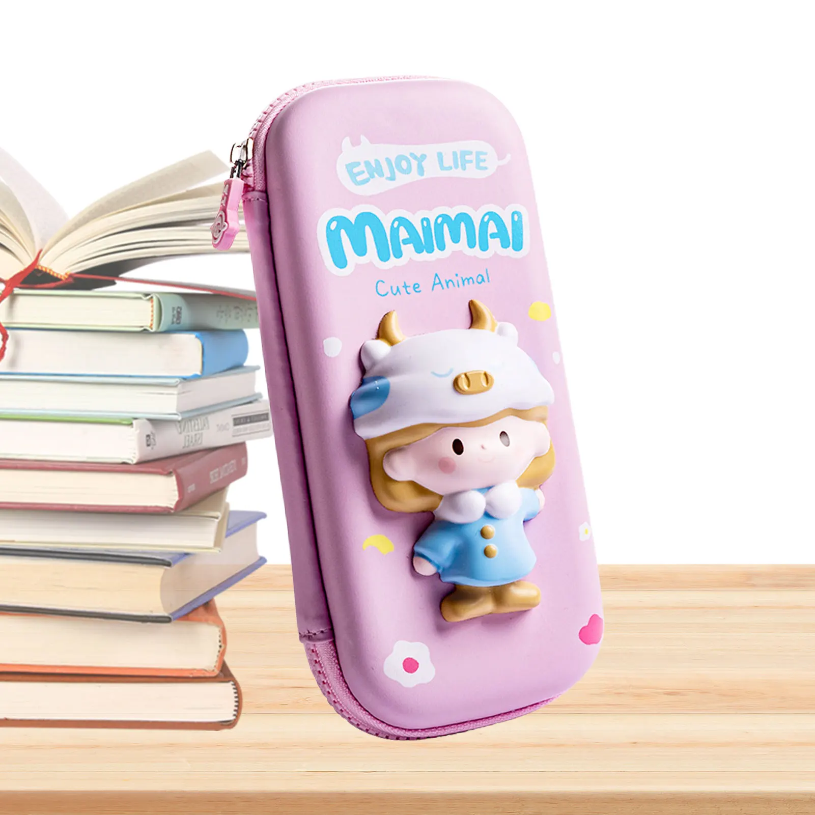 

Чехол для карандашей для девочек, вместительный 3D чехол из ЭВА для карандашей и ручек, водонепроницаемый студенческий держатель для ручек и...