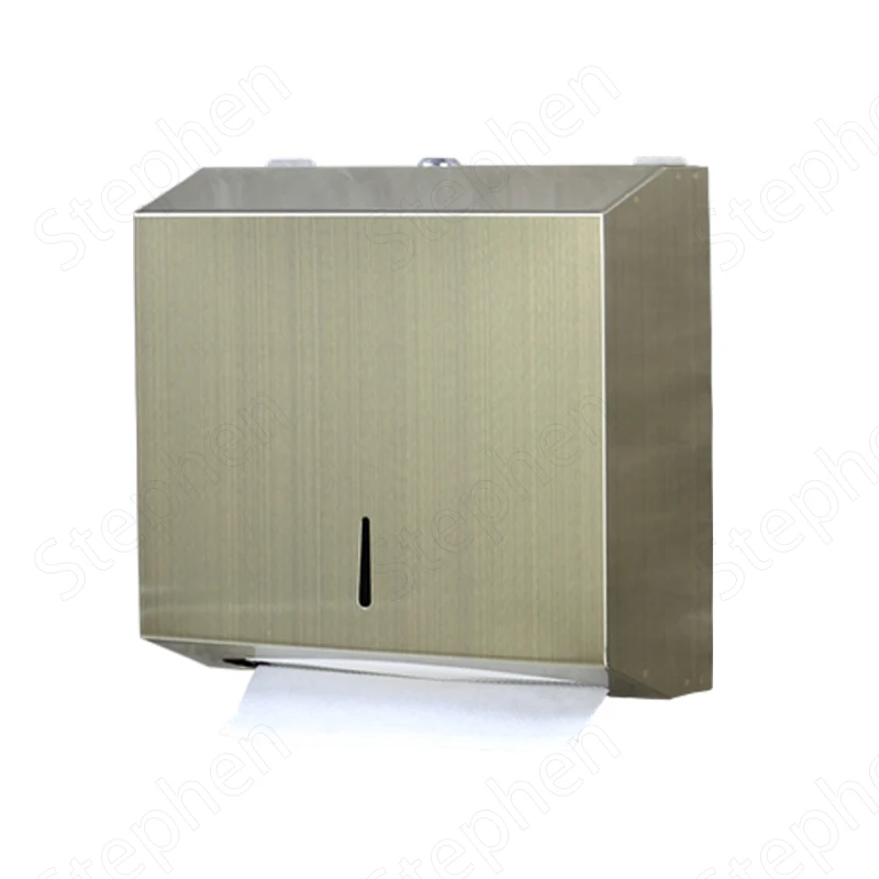

Creative Stainless Steel Brushed Tissue Boxes Chinese Modern Hotel Restaurant Bathroom Paper Towel Holder Home Decoration