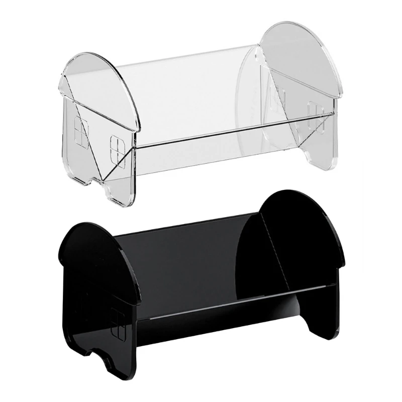 Пластиковая книжная полка настольный органайзер прозрачный держатель для