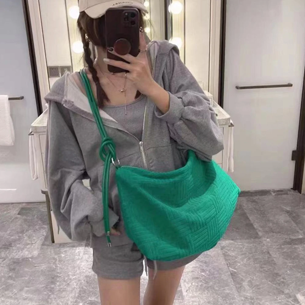 

Designer Large Crossbody Bags for Women Luxury Green Towel Women Shoulder Bag Hobo 2022 High Quality Shopper Purse Handbags Tote