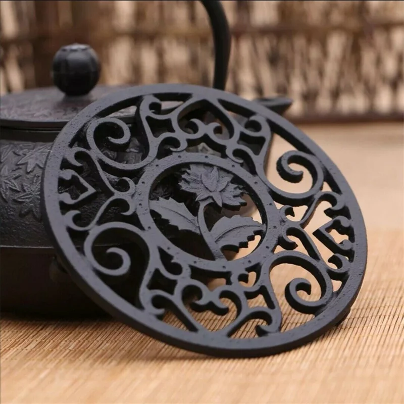 

Cast Iron Trivet Stand Heat Resistant Pot Pan Teapot Mats Trivet Pad Coaster Teaware Kitchen Teaware Tea Ceremony Accessories