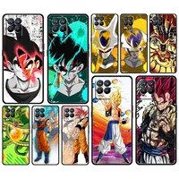 anime dragon ball goku for oppo gt master find x5 x3 realme 9 8 6 c3 c21y pro lite a53s a5 a9 2020 black phone case cover coque