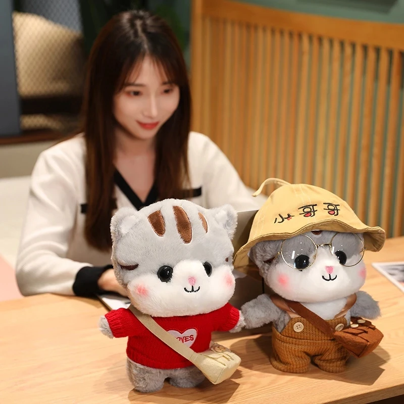 

Игрушка плюшевая в виде кошки с гиалуроновой кислотой, 30 см