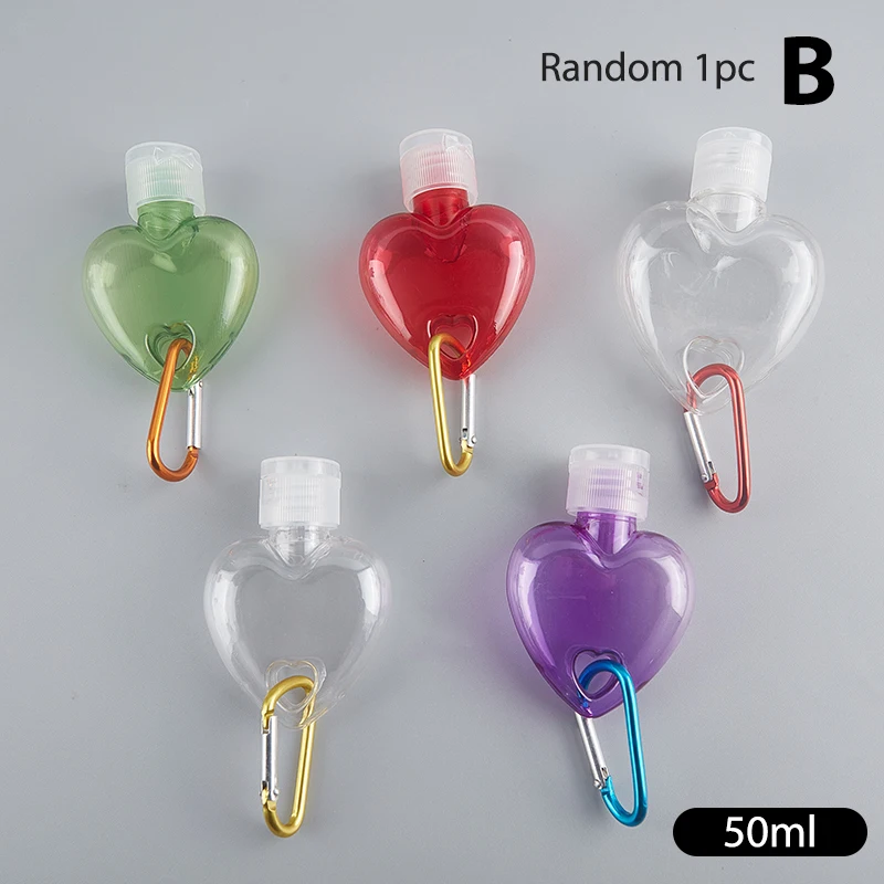 

30/50ml Hand Sanitizer Bottle Lovely Empty Refillable Leakproof Travel Bottle