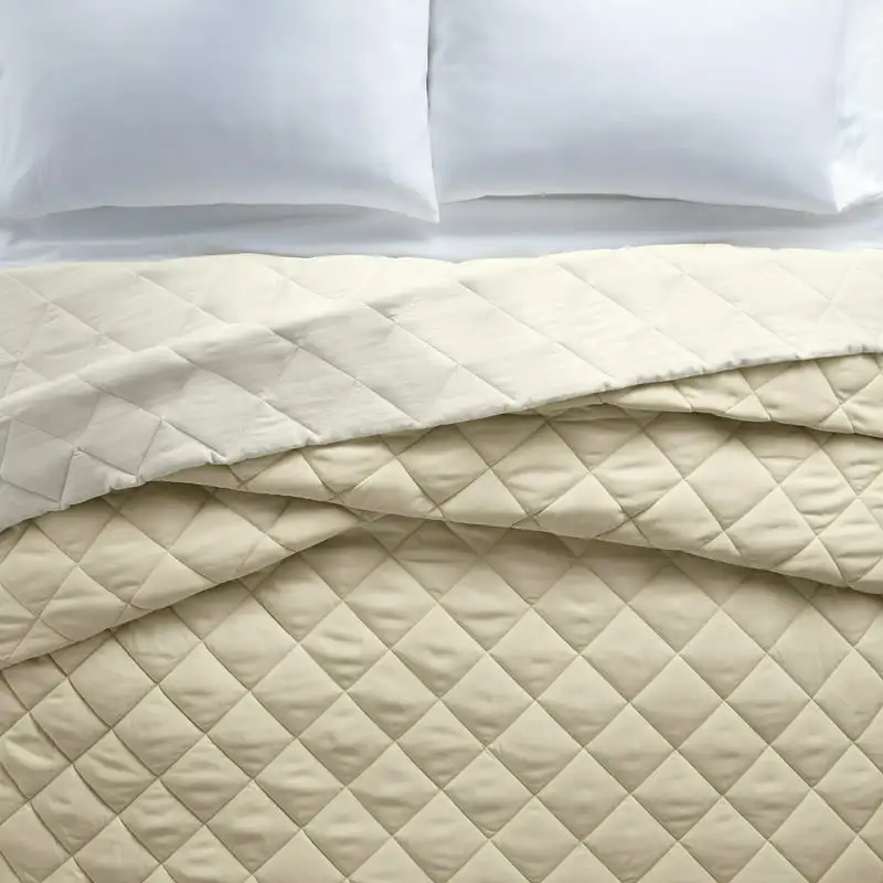 

Lightweight Down Alternative Comforter, Beige, Full/Queen