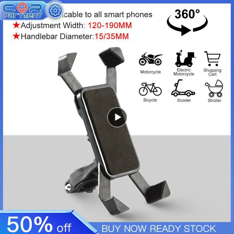 

Bike Phone Holder Car Phone Holder New Car Phone Holder Accessories 360 Rotation Holder For Motorcycle Bike Electric Scooter