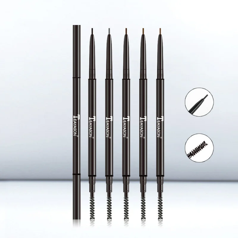 

1.5mm Fine Eyebrow Pencil Waterproof Natural Long Lasting Paint Tattoo Eyebrow Black Brown Eyebrow Pencil With Brush Makeup
