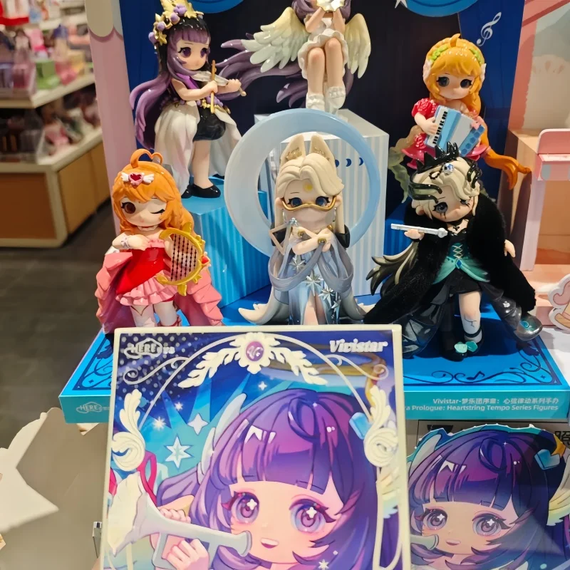 Фото Фигурки-сюрпризы Vivistar Blind Box Dream Orchestra Prologue Heartstring Tempo Series: милые коллекционные фигурки для декора рабочего стола №2