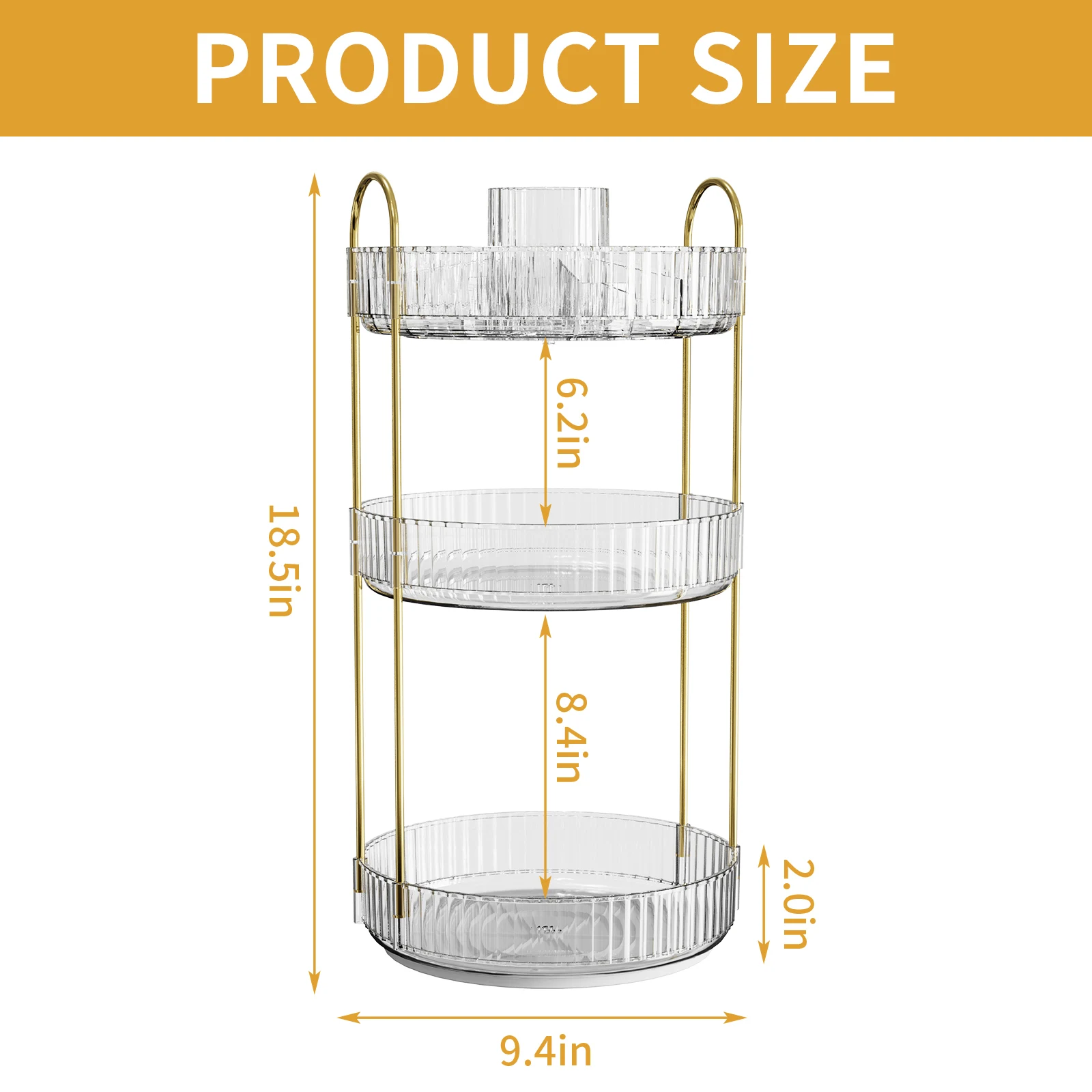 Косметическая полка для красоты настольный шкаф ухода за кожей вращающийся