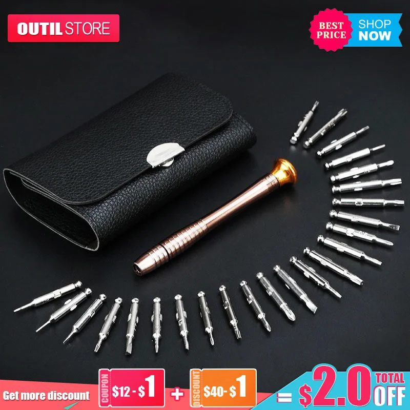 

Набор карманных мини-отверток, комплект насадок для ноутбука, IPhone, инструмент для разборки и ремонта, Torx, 25 шт.