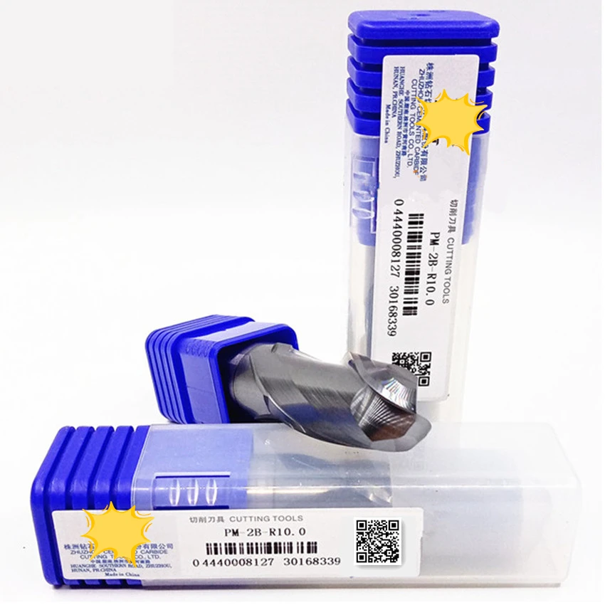 

ZC-CT PM-2B-R3.5 / PM-2B-R4.0 / PM-2B-R4.5 / PM-2B-R5.0 / PM-2B-R6.0 Two edge ball end mill with straight shank 1PCS/BOX