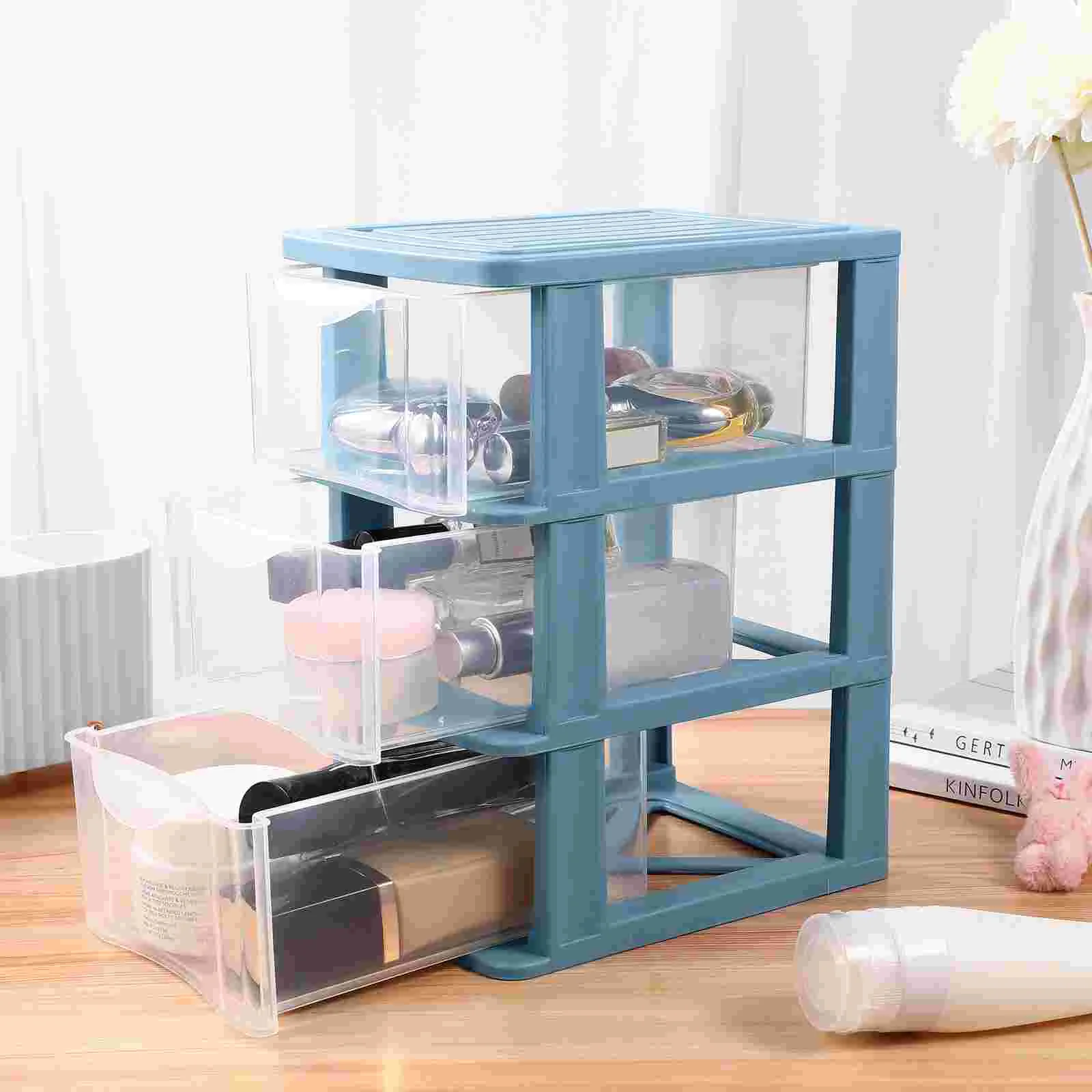 

Shelf Storage Box Table Drawers Desktop Organizer Plastic Mini Containers