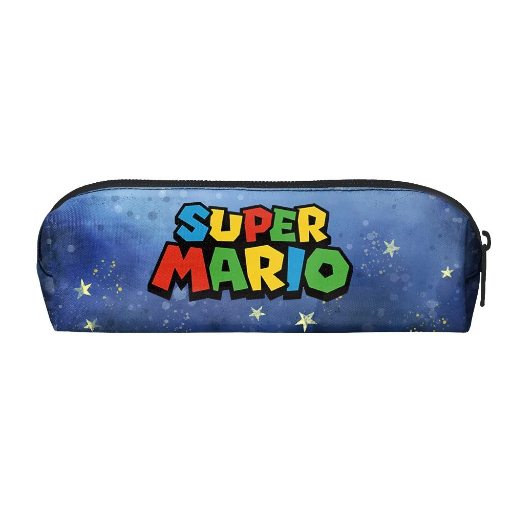 Фото Новый пенал Super Marios, милая сумка для хранения канцелярских принадлежностей, вместительный пенал для школьников, подарок для учебы. №3