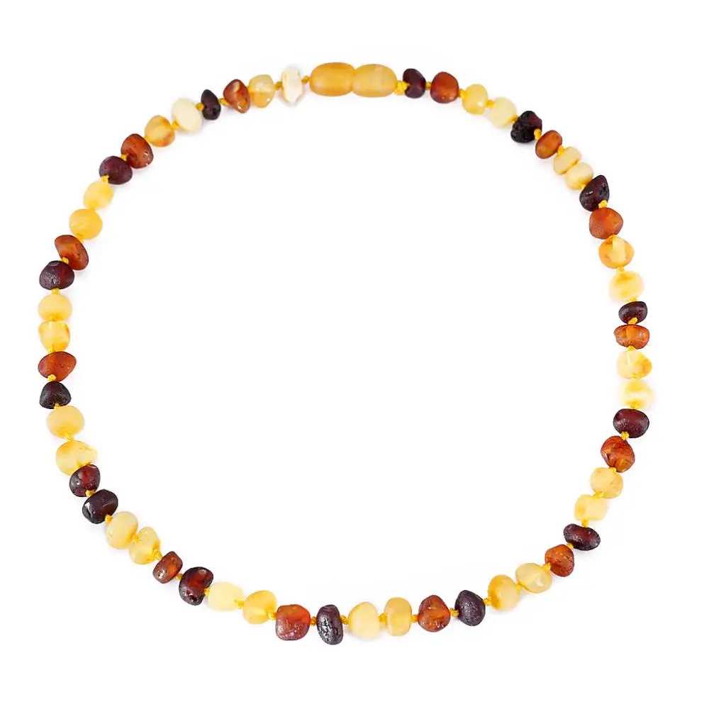 

Amber Teething Necklace for Baby - No invoice, no price, no logo - 7 Sizes - 4 Colors