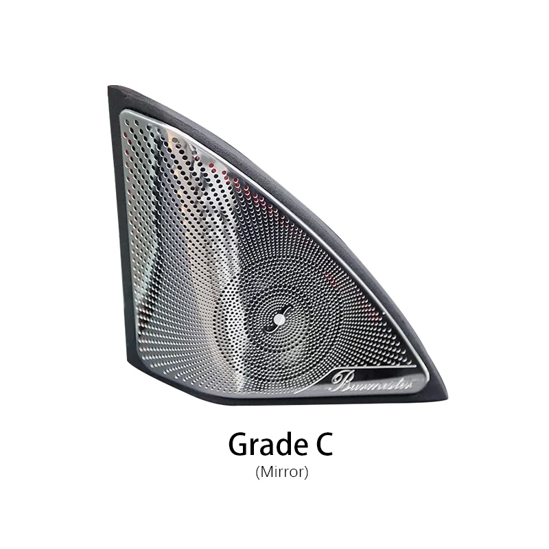 

Car Styling Treble Speaker Covers Stickers For Mercedes-Benz's C-class 15-20/GLC 16-20/E-class16-20 Front Door High Range Horn