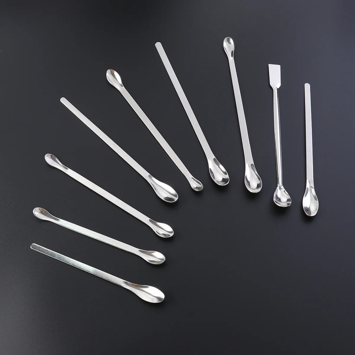 

Spoon Spatula Scoop Spoons Micro Mixing Sampling Stainless Steel Laboratory Suppliesmeasuring Powder Equipment Kitchen Tinymini