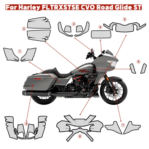 Для Harley FLTRXSTSE CVO Road Glide ST PPF Защитная пленка из ТПУ, защита от краски для всего тела, устойчивый к царапинам комплект fltrxstse cvo