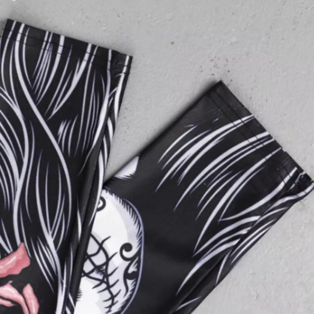 Оптовая продажа женские леггинсы Teanoon с 3d-рисунком мексиканского черепа