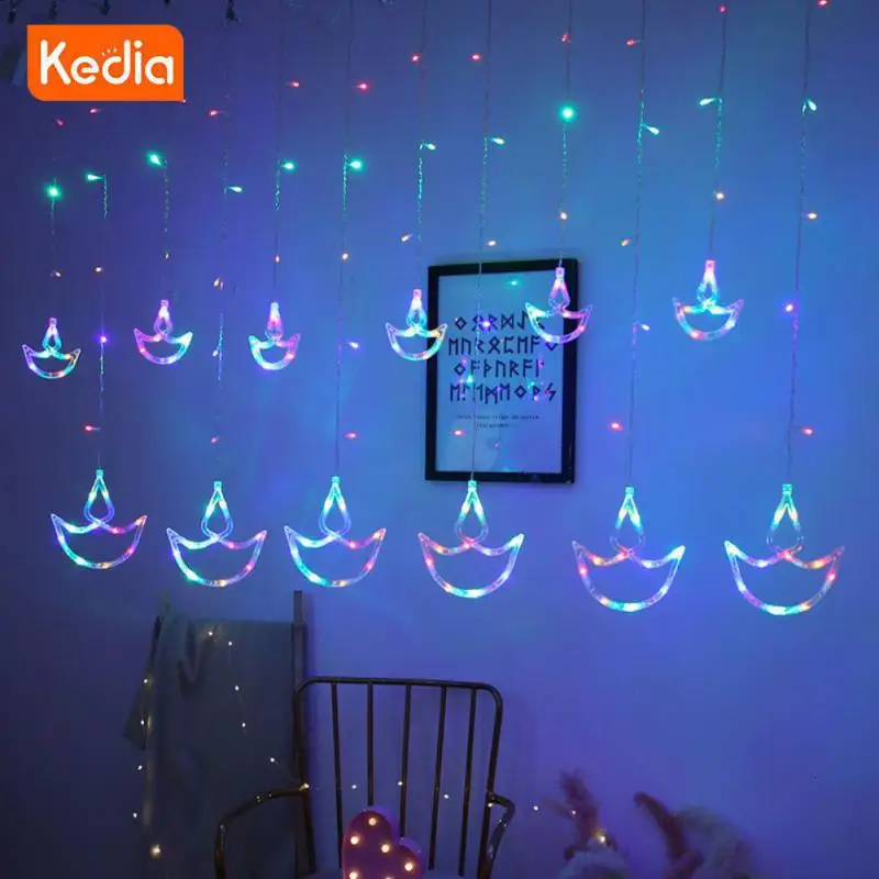 

Night Light Birthday Decorations Home Wedding Christmas Decor Curtain Lamp Fairy Lights Party 60/90cm Lamp Lighting Accessories