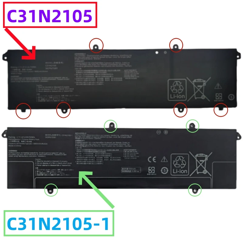 Фото Аккумулятор C31N2105 для Asus VivoBook Pro 15 K6502HC K6502HE K6502VU S15 M3502QA UM3502QA UX3404V X1403 M5402 M5602 M6500R TP3402 №2