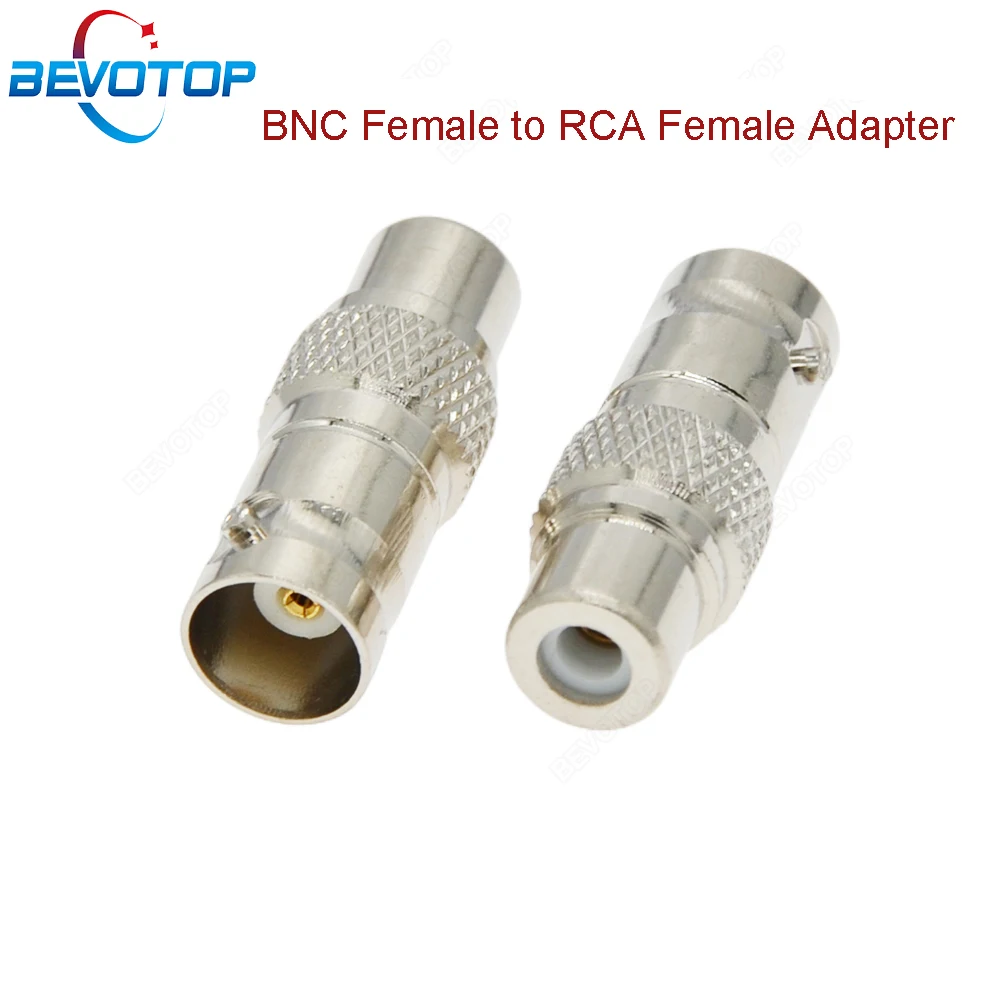 Переходник BEVOTOP 2 шт./лот Q9 BNC «Мама»-RCA AV «мама»