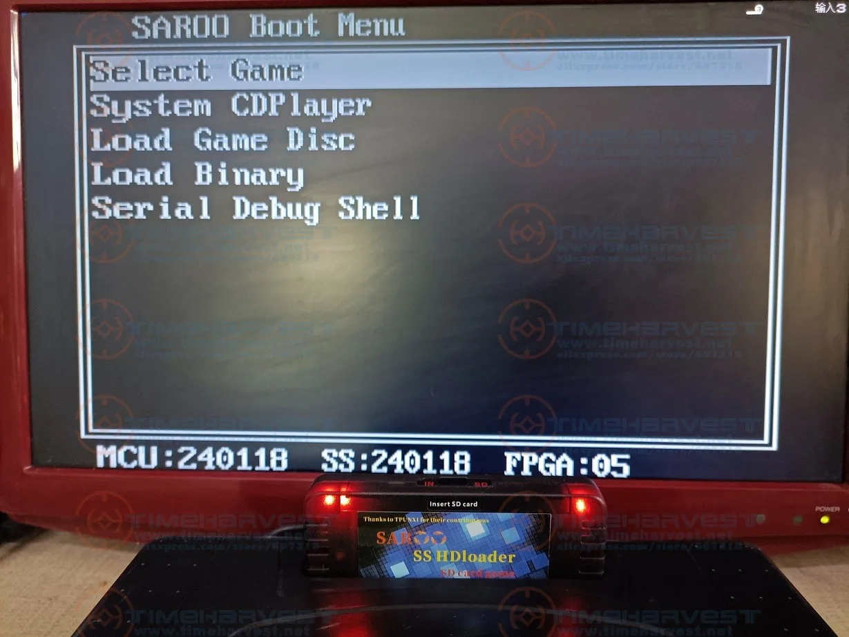 Картридж SAROO HDLoader для быстрого чтения игр устройство SD TF карт памяти без CD консоли