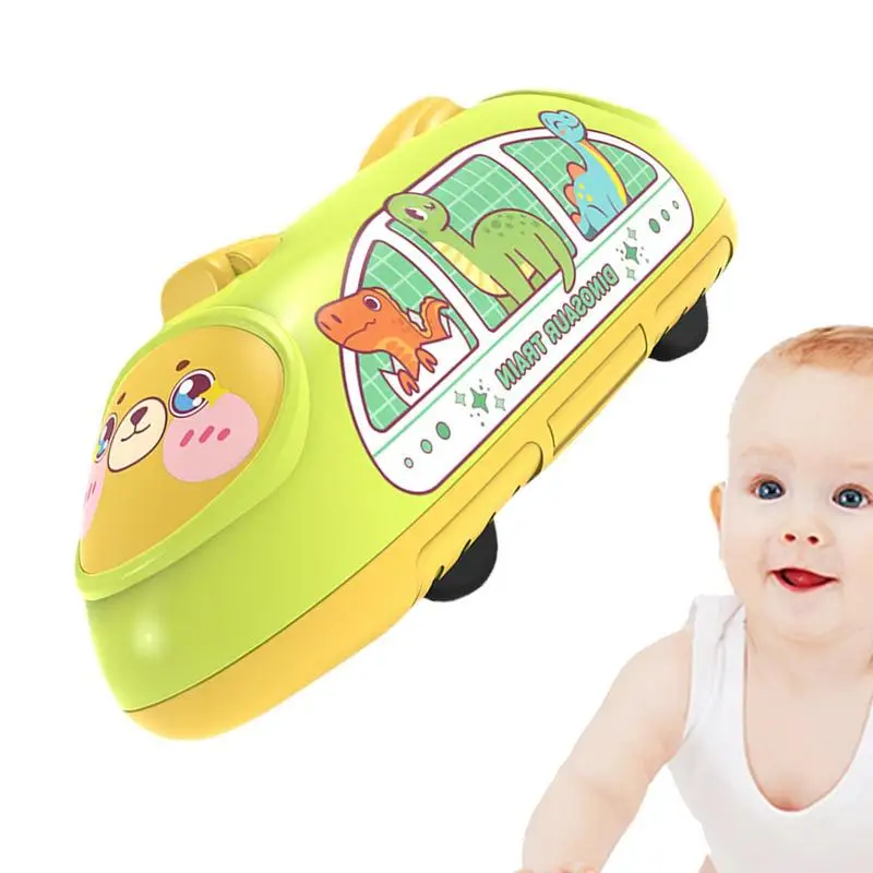 

Pull Back Car Toy Cute Pullback Push And Go Back And Forth Vehicle Toy Anti Wear Impact Resistant Friction Powered Car Model For