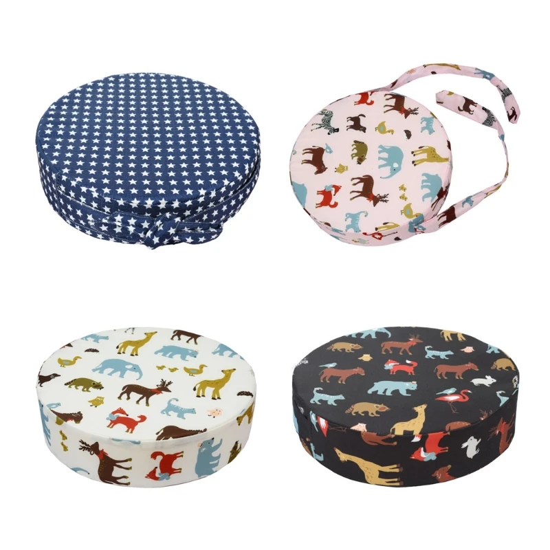 For Seat Booster Toddler Feeding Round For Seat Cushion Heightening Dismountable Kids Chair Pad For