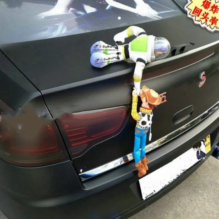 

История игрушек Шериф Вуди Базз Лайтер Автомобильные куклы 35 см Плюшевые игрушки Наружные игрушки Симпатичные автоаксессуары Украшение автомобиля